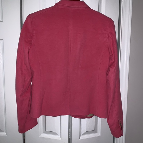 J Crew Pink Wool Blend Blazer - Picture 3 of 5